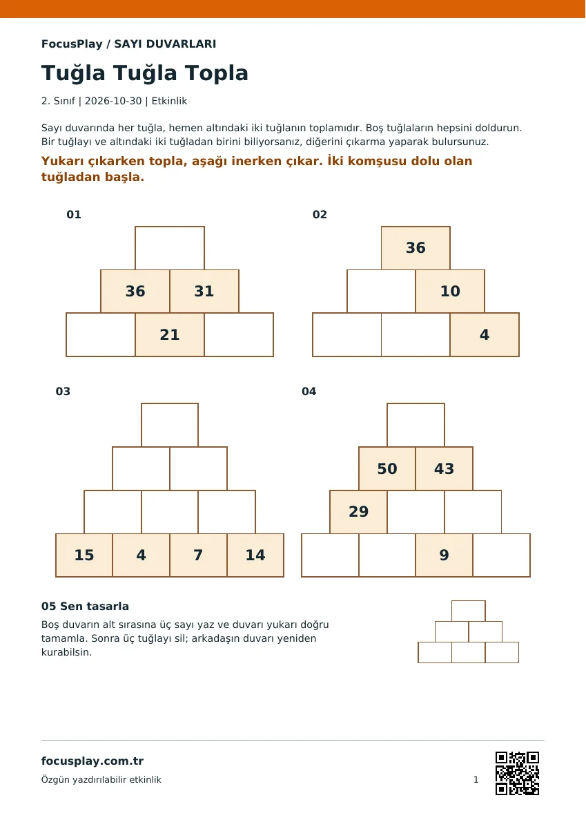 Sayı Duvarları | K-8
